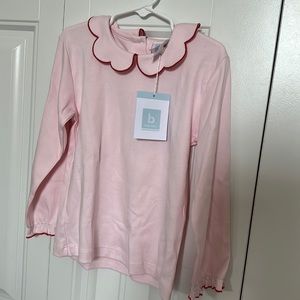Bella Bliss Pink and Red Ruffle Shirt NWT sz 5